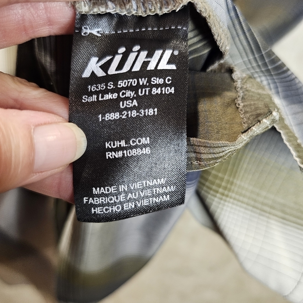 KUHL STYK Shirt  UPF 30+ Short Sleeve Shirt In Rolling Hills NWOT - Picture 7 of 10